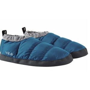 Rab Down Hut Slippers Blue Insulated Camping House Shoes Size M 8 9